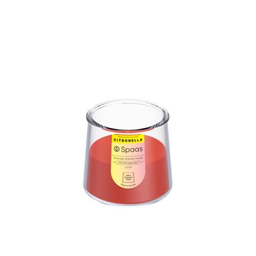 Spaas purelight geurkaars - Citronella Vivid Red
