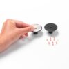 Brabantia ReNew Handdoekhaakjes, set van 2 - Dark  Grey