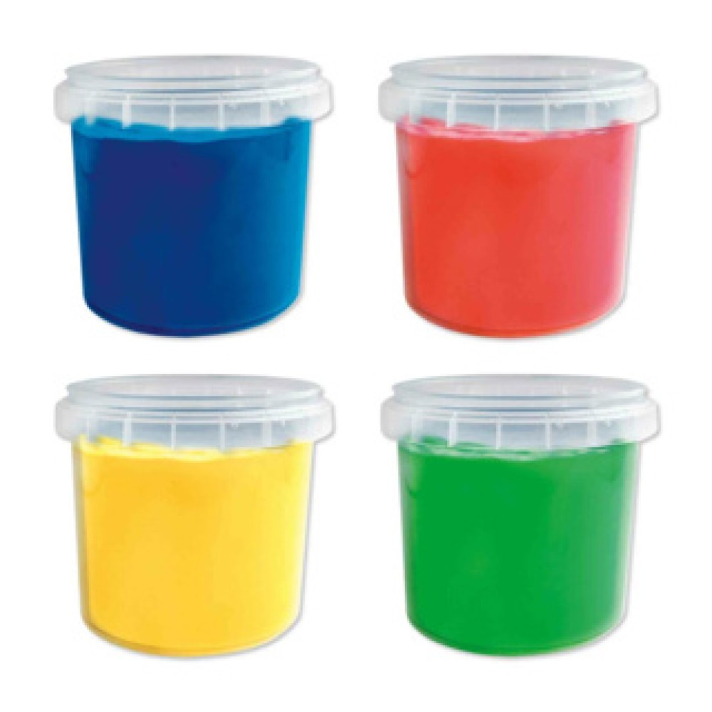 SES vingerverf kleuren 4 x 110 ml - Afbeelding 2