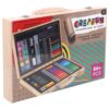 Creafun kleurkoffer kist 86-delig hout