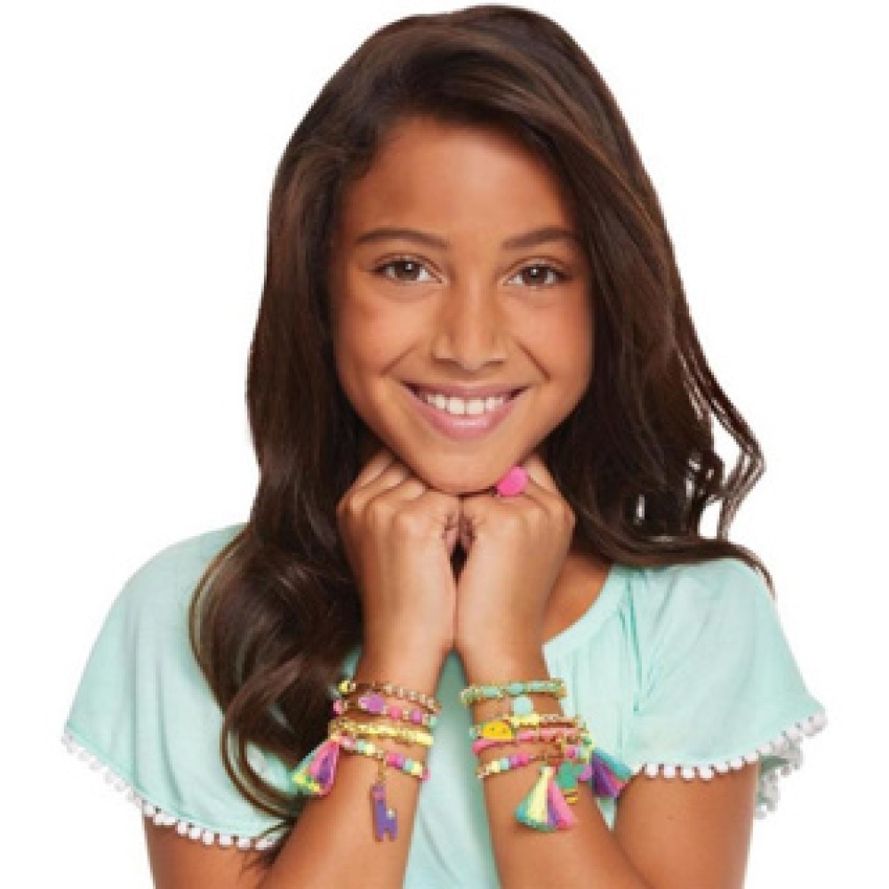 Make It Real neon armband met bedeltjes maken - Afbeelding 4