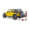 Bruder Auto Jeep Geel Met Mountainbiker