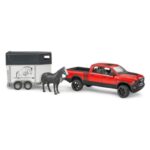 Auto Bruder Dodge RAM Met Paardentrailer