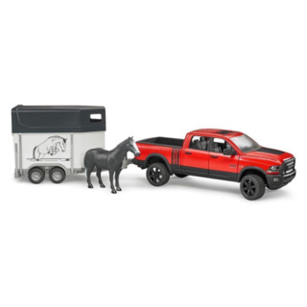 Auto Bruder Dodge RAM Met Paardentrailer - Afbeelding 2