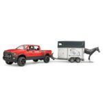Auto Bruder Dodge RAM Met Paardentrailer