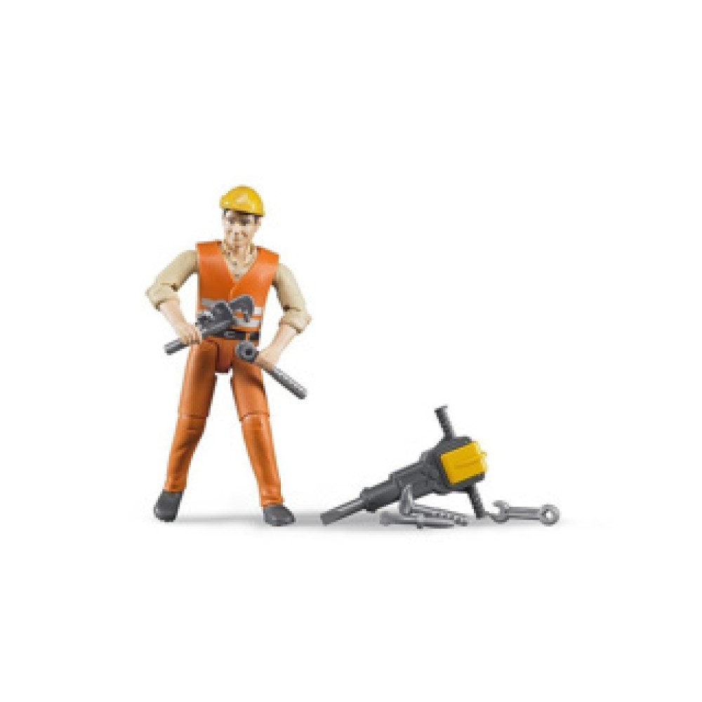 Bruder Bworld Figuur Constructie Werker - Afbeelding 2