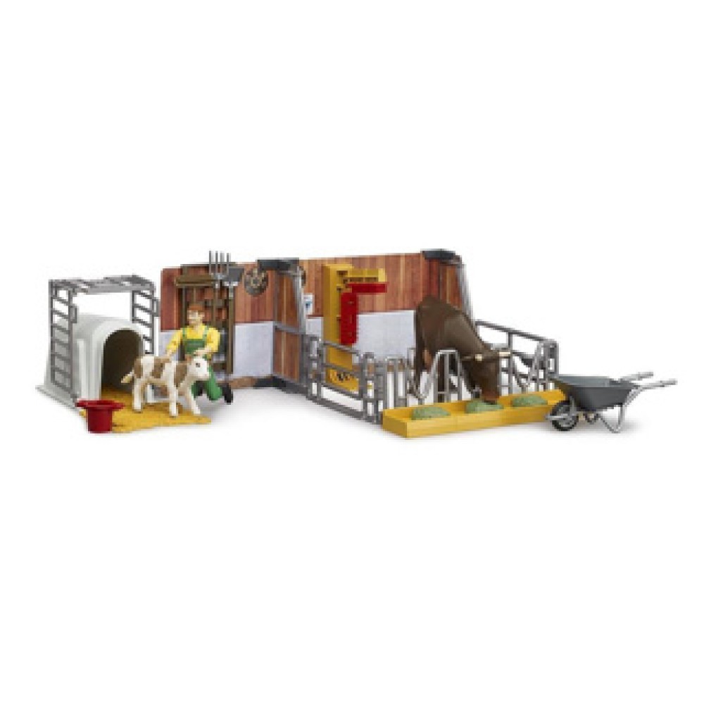 Bruder Koeienstal Met Figuur - Afbeelding 5