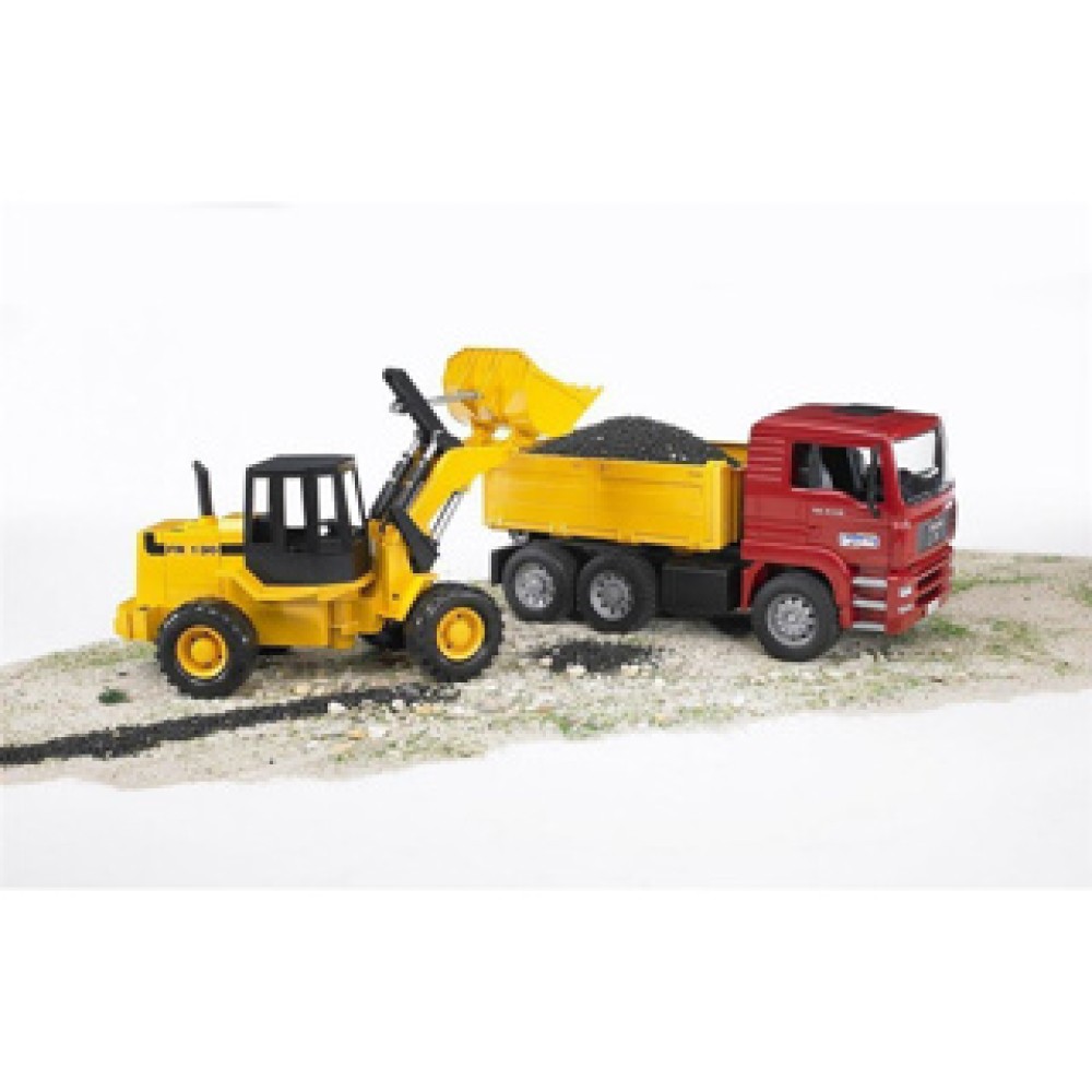 Bruder Auto Vrachtwagen Met Shovel - Afbeelding 3