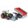 Bruder Tractor Claas Nectis 267 F Met Aanhanger