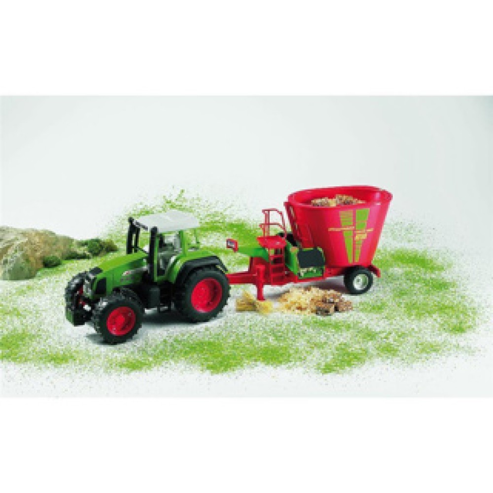 Bruder Tractor Aanhanger Voedermixmachine Strautmann Verti Mix 1050 - Afbeelding 5