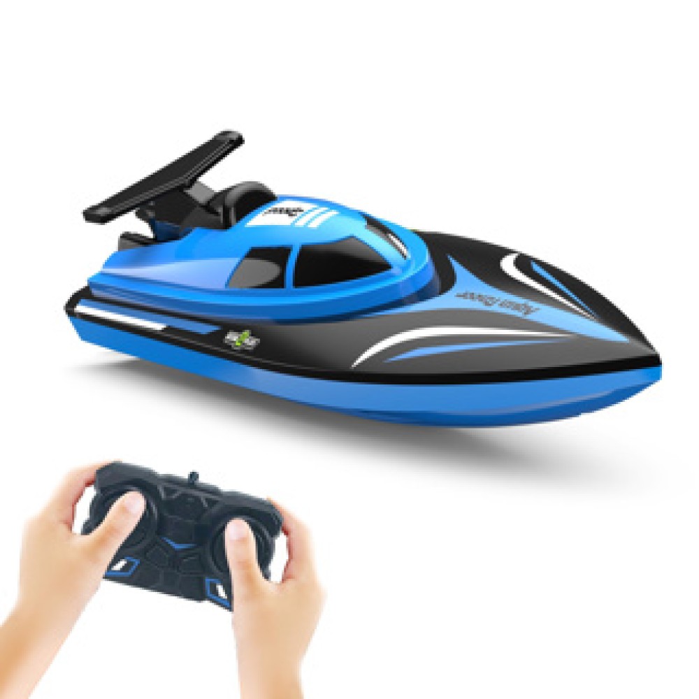 Radio controlled speedboot Rood en blauw 2 assorti - Afbeelding 3