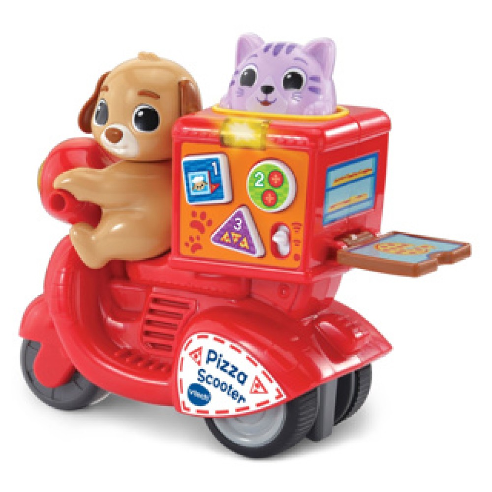 Vtech Baby Press & Go Pizza Scooter - Afbeelding 3