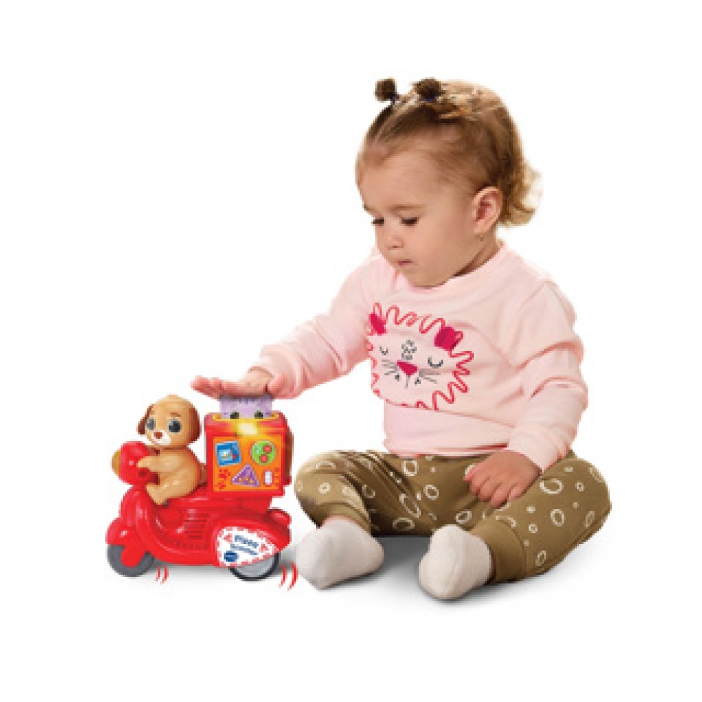 Vtech Baby Press & Go Pizza Scooter - Afbeelding 5