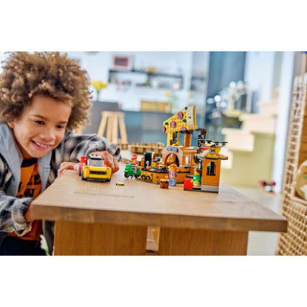LEGO 60496 My City Pizzacentrale Met Voertuigen - Afbeelding 4