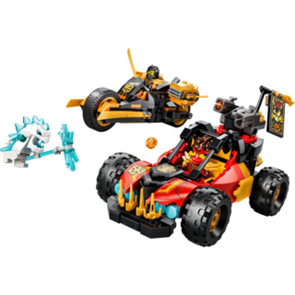 LEGO 71864 Ninjago Kai En Cole's Combivoertuigen - Afbeelding 2