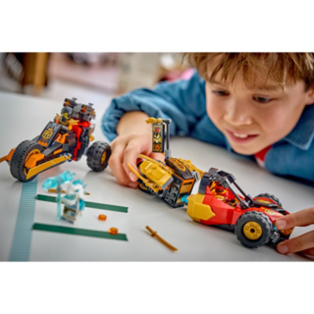 LEGO 71864 Ninjago Kai En Cole's Combivoertuigen - Afbeelding 5