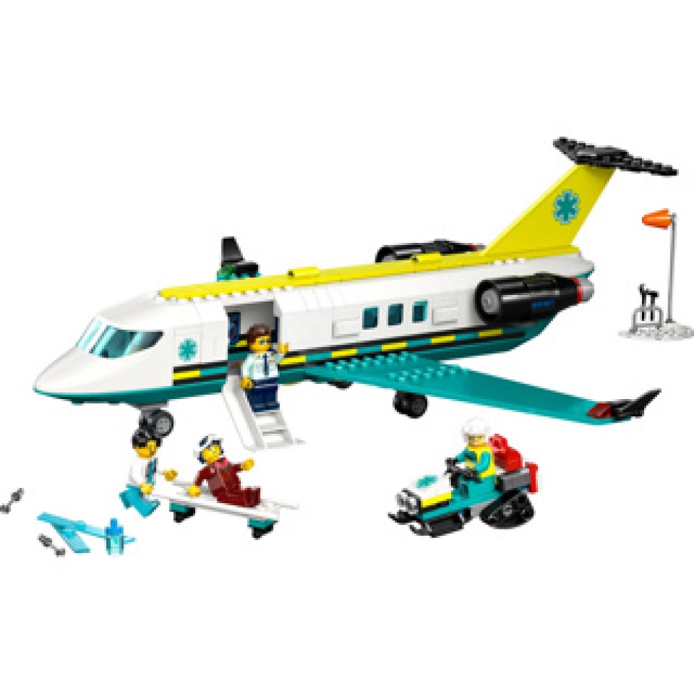 LEGO 60465 City Big Vehicles Ambulancevliegtuig - Afbeelding 2