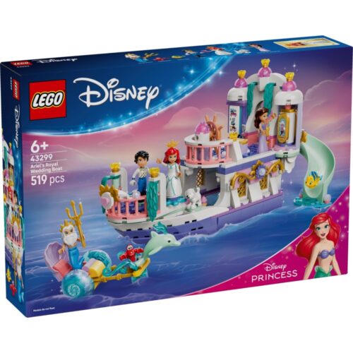 LEGO 43299 Disney Princess Ariëls Koninklijke  Trouwboot