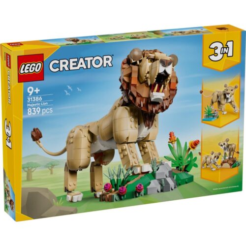 LEGO 31386 Creator Wilde Dieren: Majestueuze Leeuw