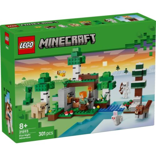 LEGO 21593 Minecraft Eerste Nacht-Avontuur