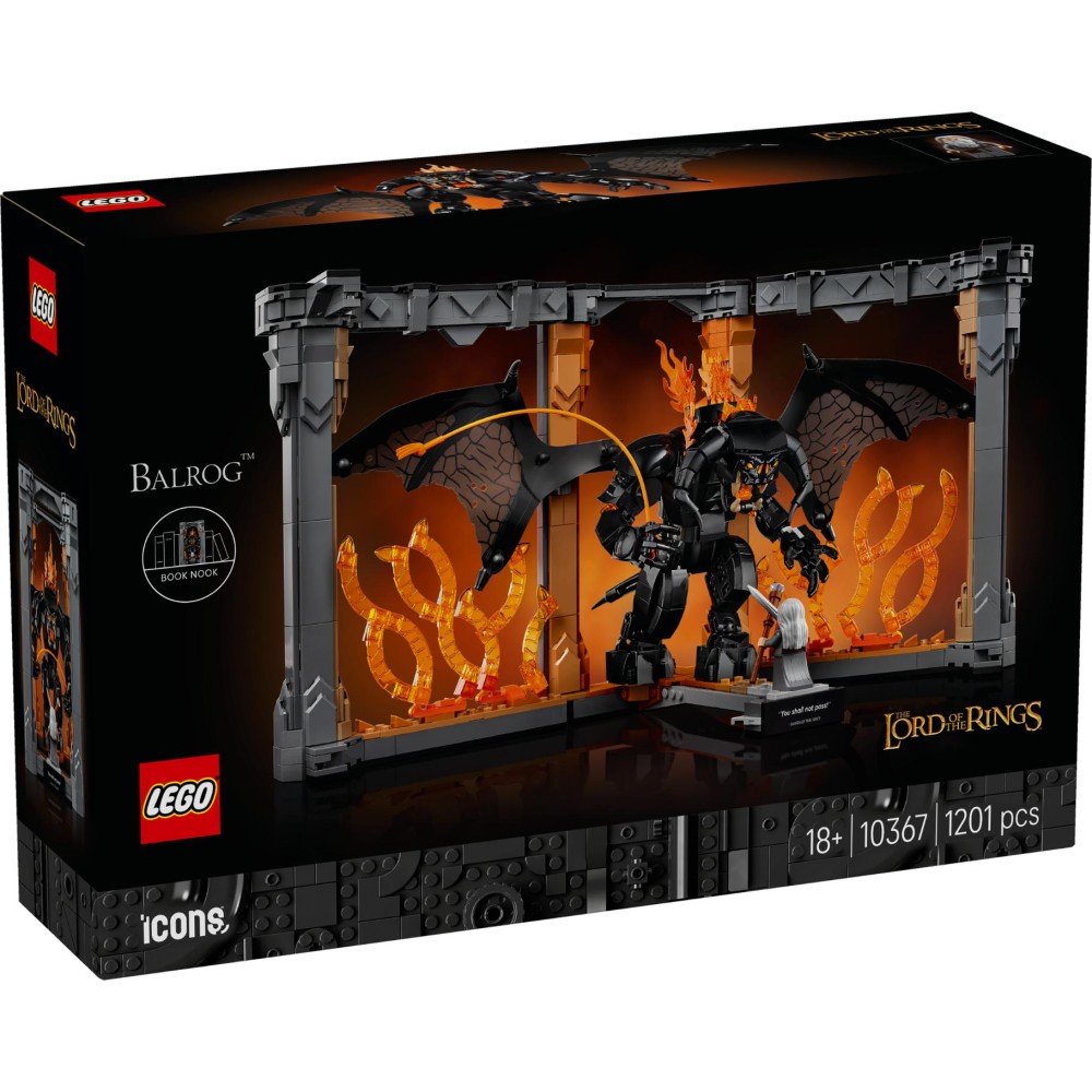 LEGO 10367 Icons Boekensteun: The Lord of the Rings – Balrog