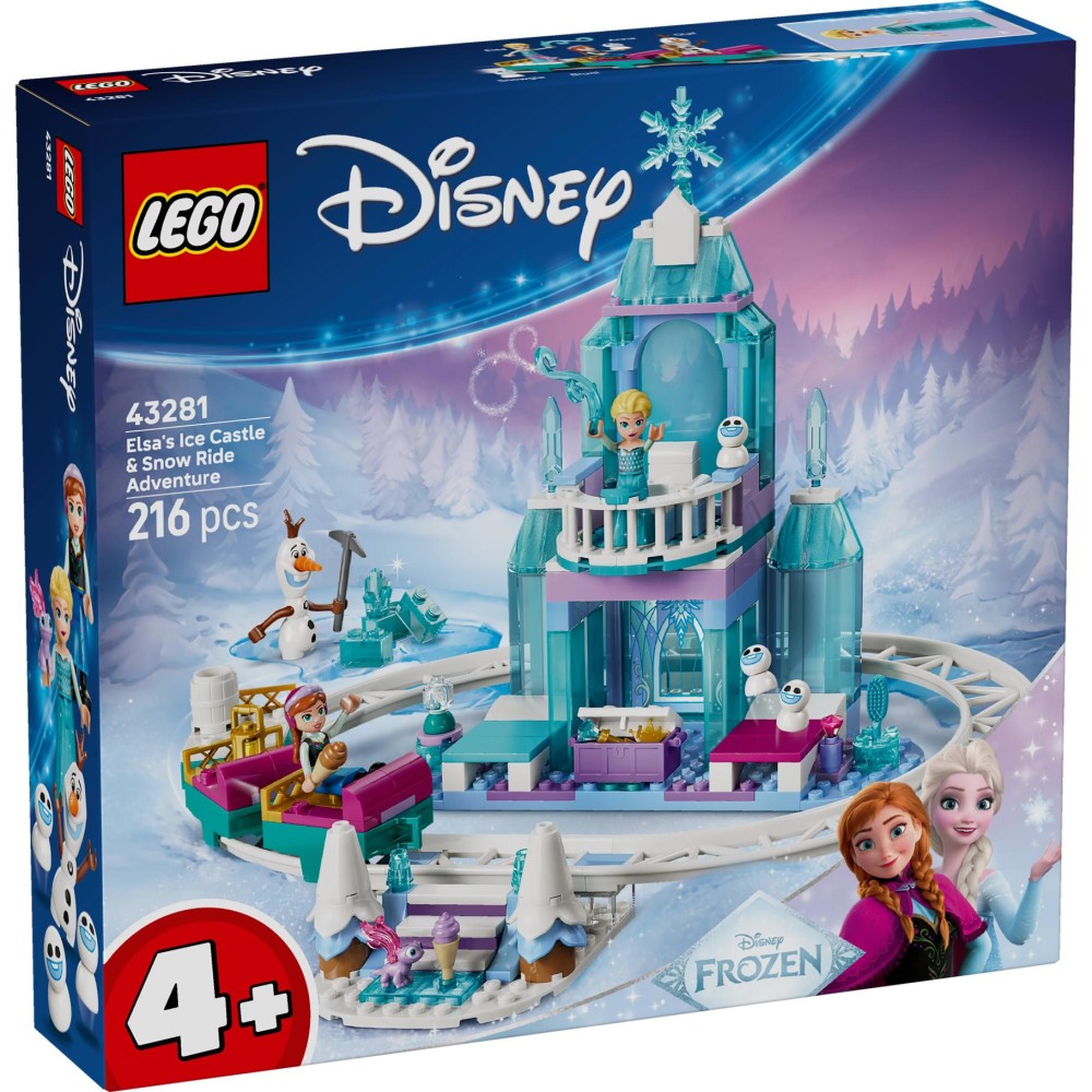 LEGO Disney Princess 43281 Elsa's Ijskasteel En Sneeuwrit
