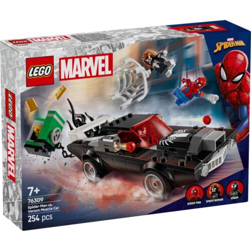 LEGO 76309 Super Heroes Marvel Spider-Man vs. Venoms klassieke auto