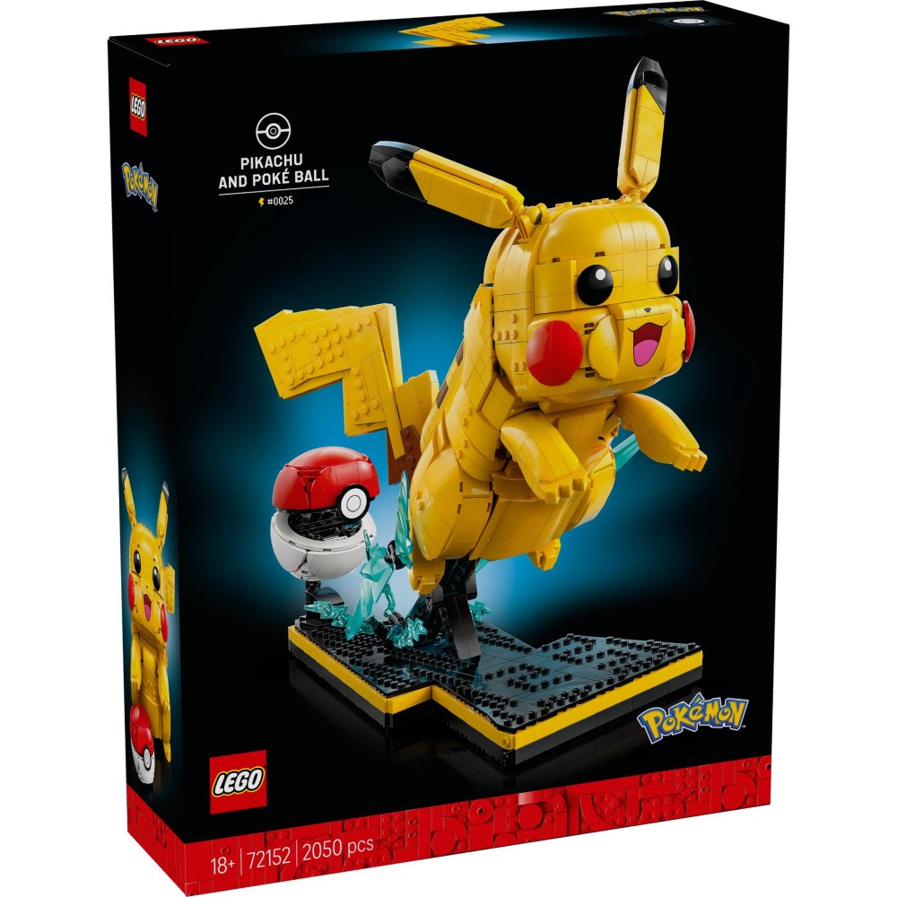 LEGO 72152 Pokémon Pikachu en Pokéball