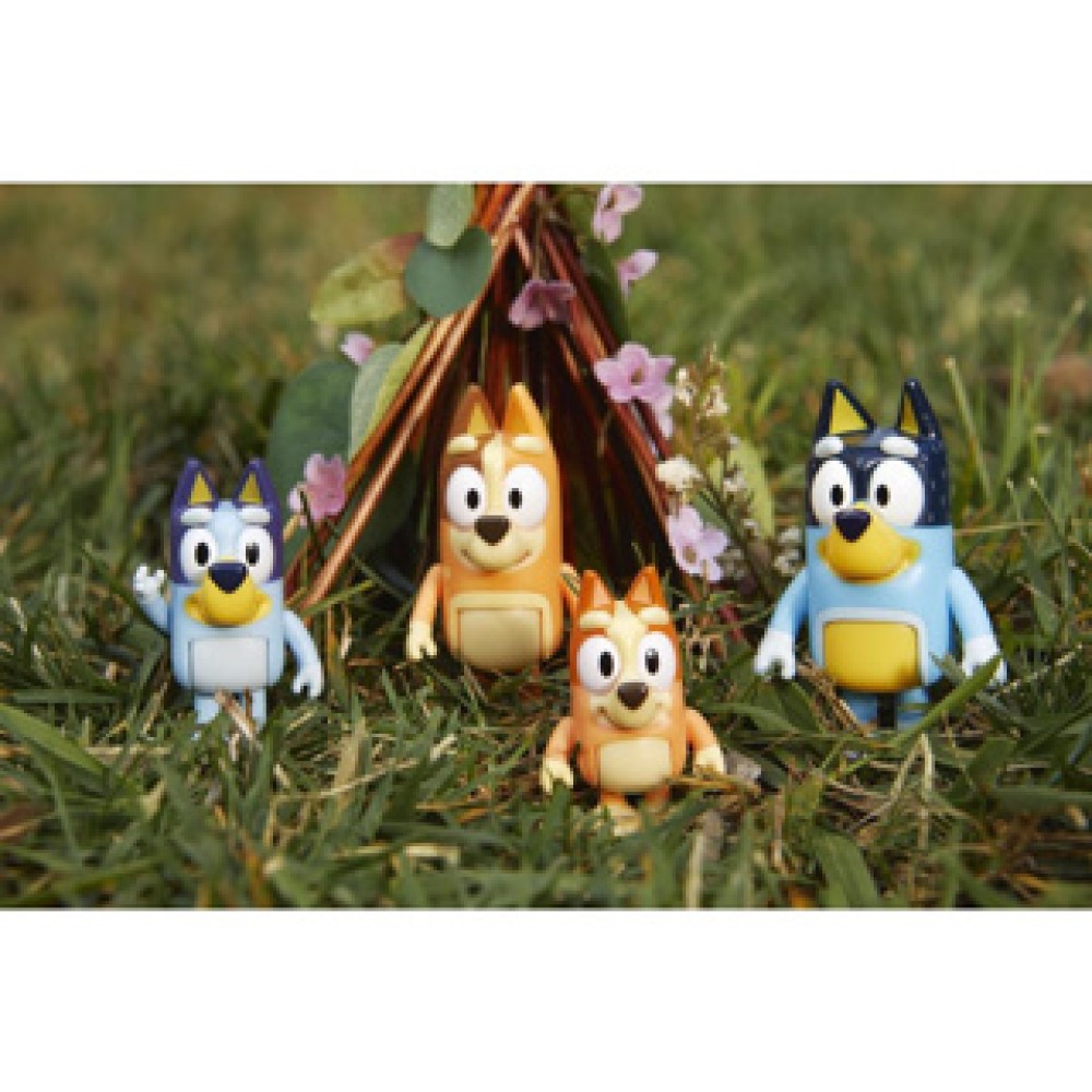 Bluey familie figurenset 4 pack - Afbeelding 4
