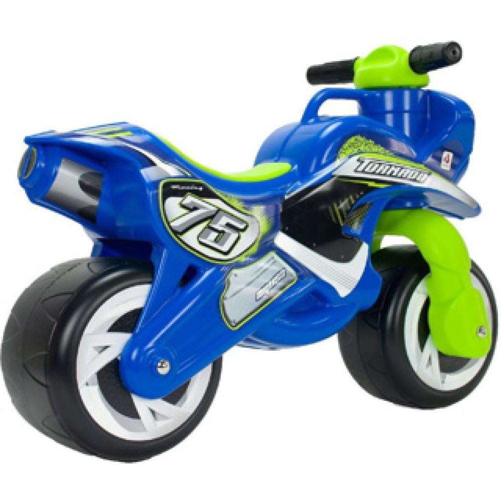 Injusa loopfiguur bike Tornado blauw/groen - Afbeelding 3