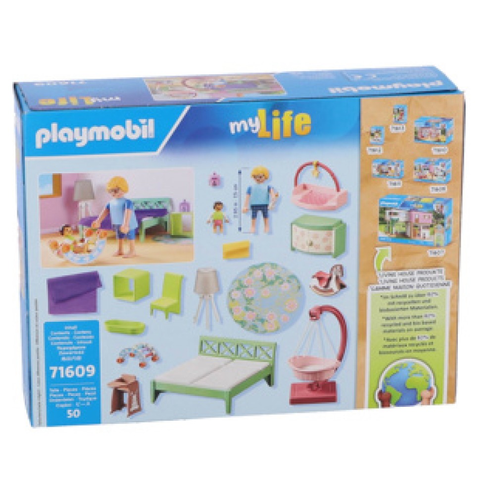 PlayMobil 71609 Slaapkamer met baby speelhoek - Afbeelding 2