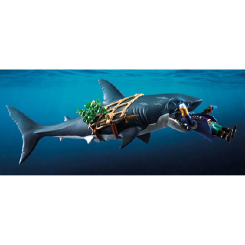 Playmobil 71793 reuzenhaai met piraat - Afbeelding 5