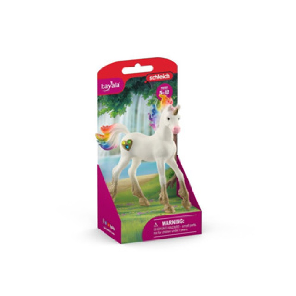 Schleich 70727 Regenboog Liefde Unicorn Veulen - Afbeelding 2