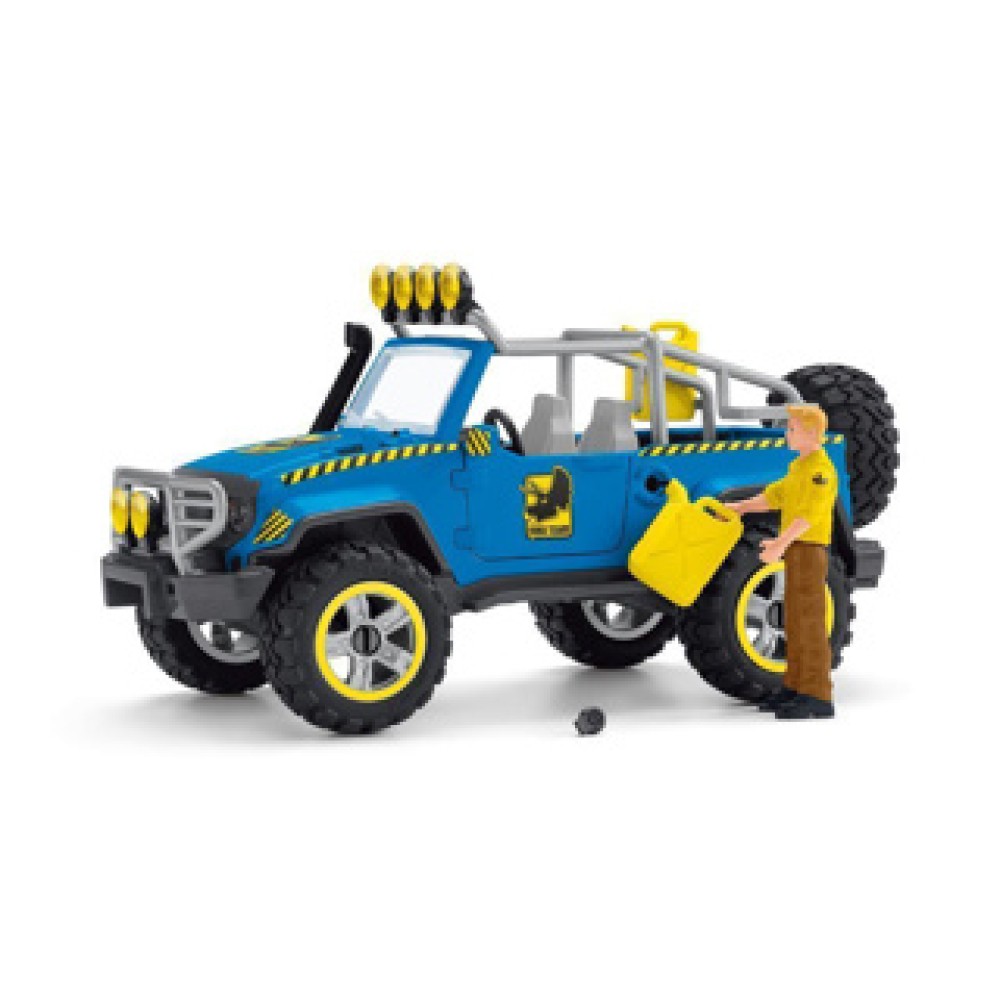 Schleich 41464 Terreinwagen Met Dino-Buitenpost - Afbeelding 2
