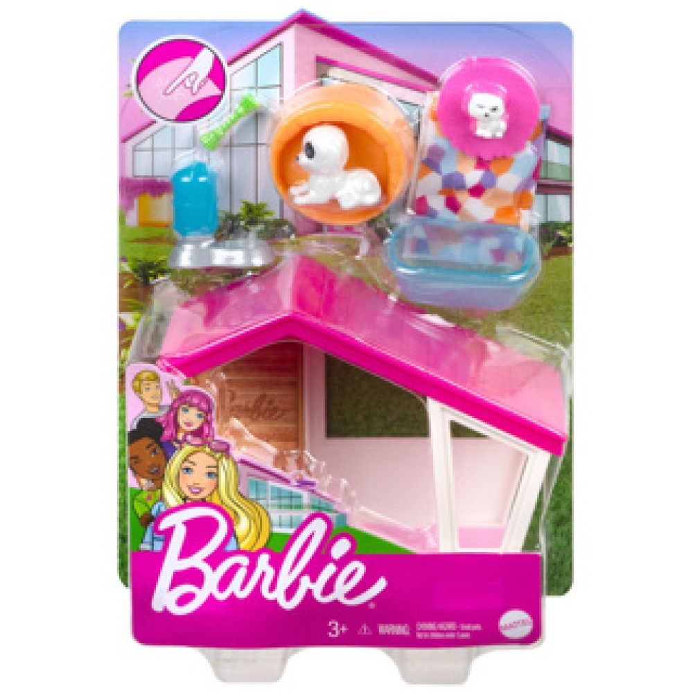 Barbie Mini Playset Hondenhuis Met Hondje - Afbeelding 2