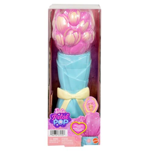 barbie reveal flower supprise pink tulip