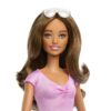 Barbie pop fashionista met paarse jurk