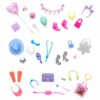 Barbie Fashion accessoires assorti (assortiment – willekeurige uitvoering)