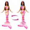 Barbie fantasy garden flower mermaid brunette