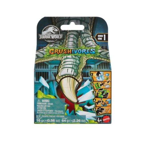 Jurassic World Crushivores Assorti (assortiment – willekeurige uitvoering)