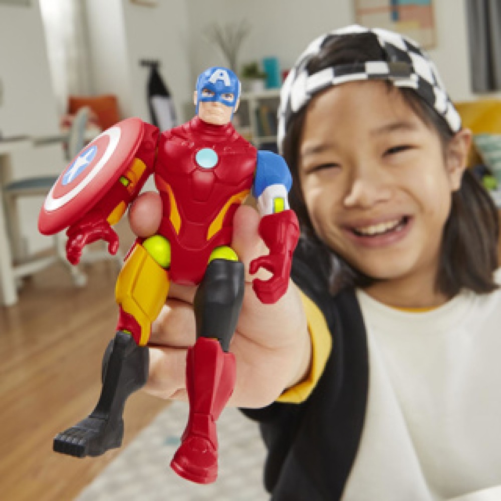Mixmashers Avengers figuur Captain America - Afbeelding 4