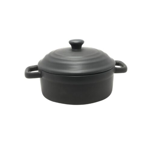 Ovenschaal mat zwart Ø15,5x5,5cm 500ml
