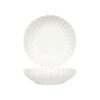 Diepbord Flower off white Ø20cm