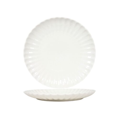 Dinerbord Flower off white Ø26cm