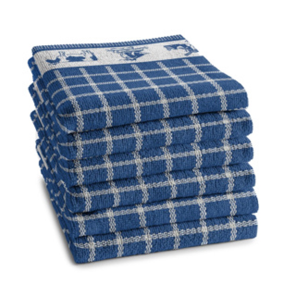DDDDD keukendoek Dutchie 50 x 55 blue - Afbeelding 2