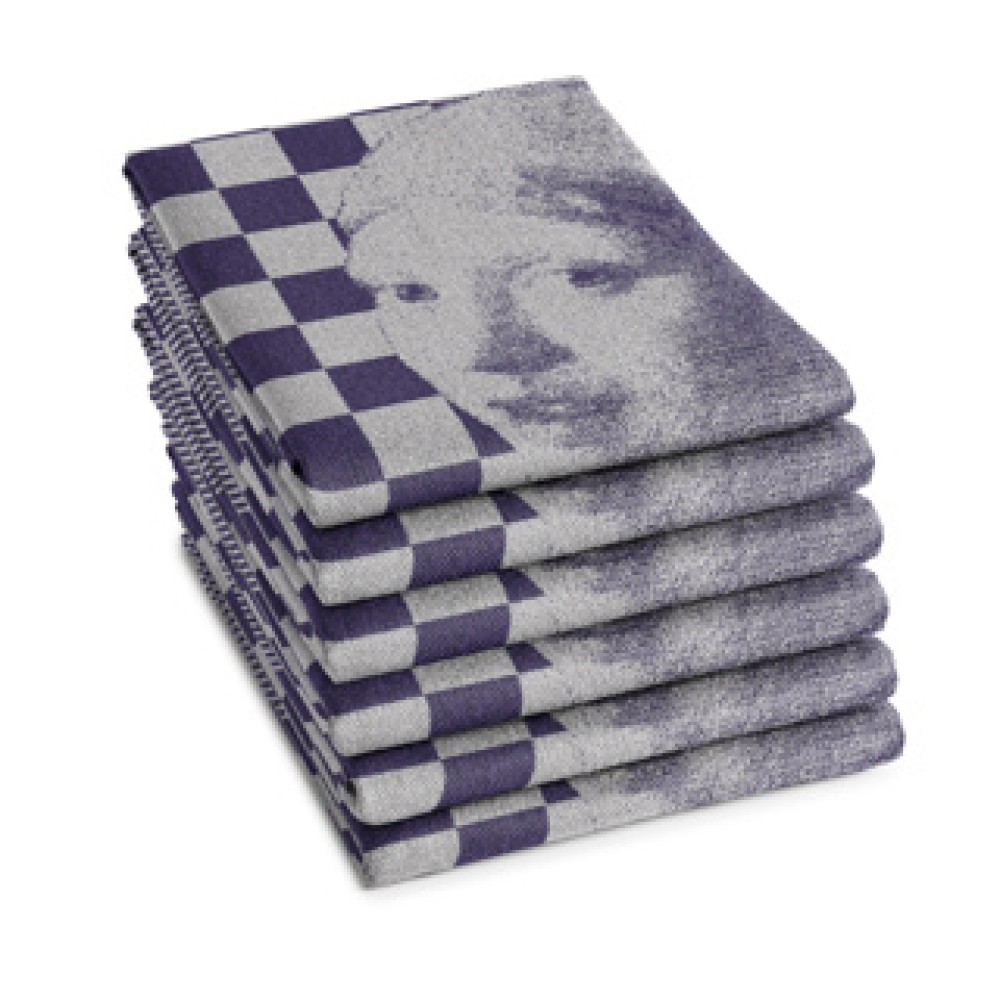 DDDDD theedoek Girl With a Pearl 60 x 65 blue - Afbeelding 2