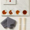DDDDD vaatdoek Basic grey 30 x 30 cm set 4
