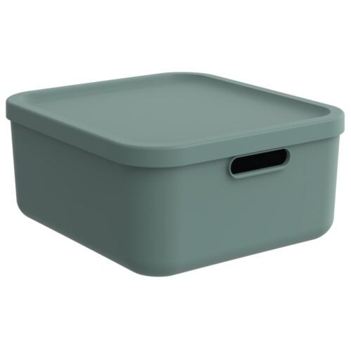Decoratie opbergbox Albula Light 20 L mistletoe groen