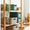 Decoratie opbergbox Albula Light 20 L mistletoe  groen