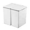 Eko morandi afvalemmer 20l wit touch